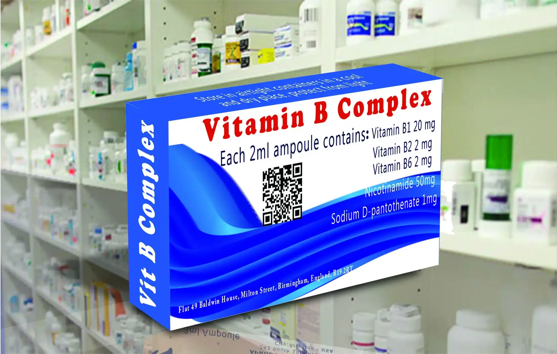 'Vitamin b complex injection', 'Quality Control'