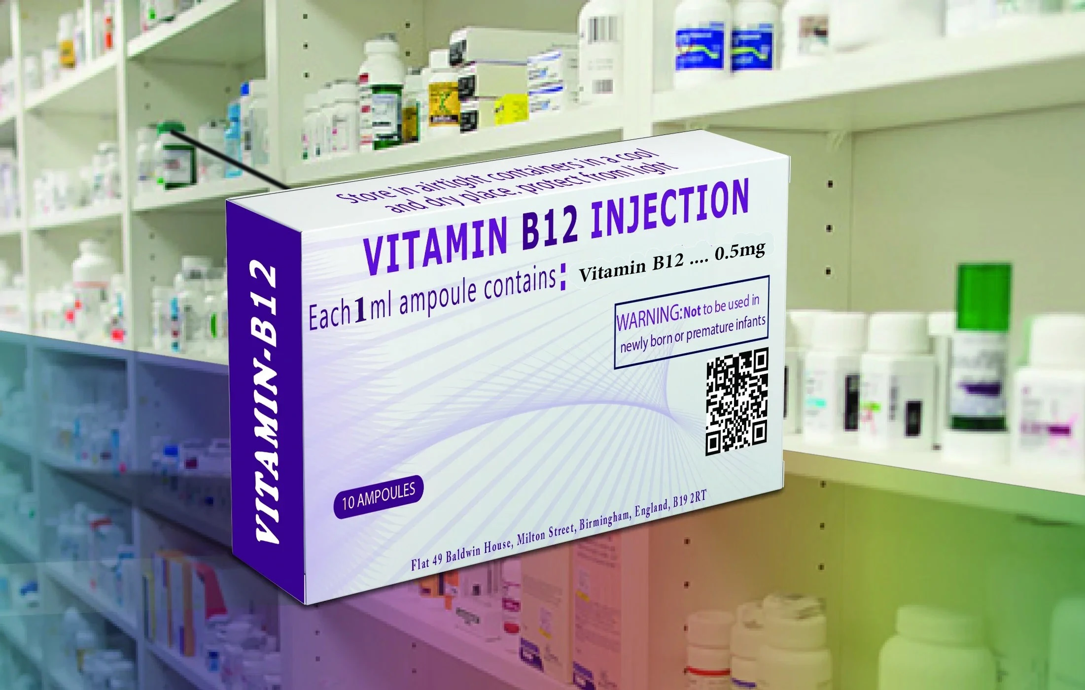 'Products registration', 'Vitamin b12 injection'