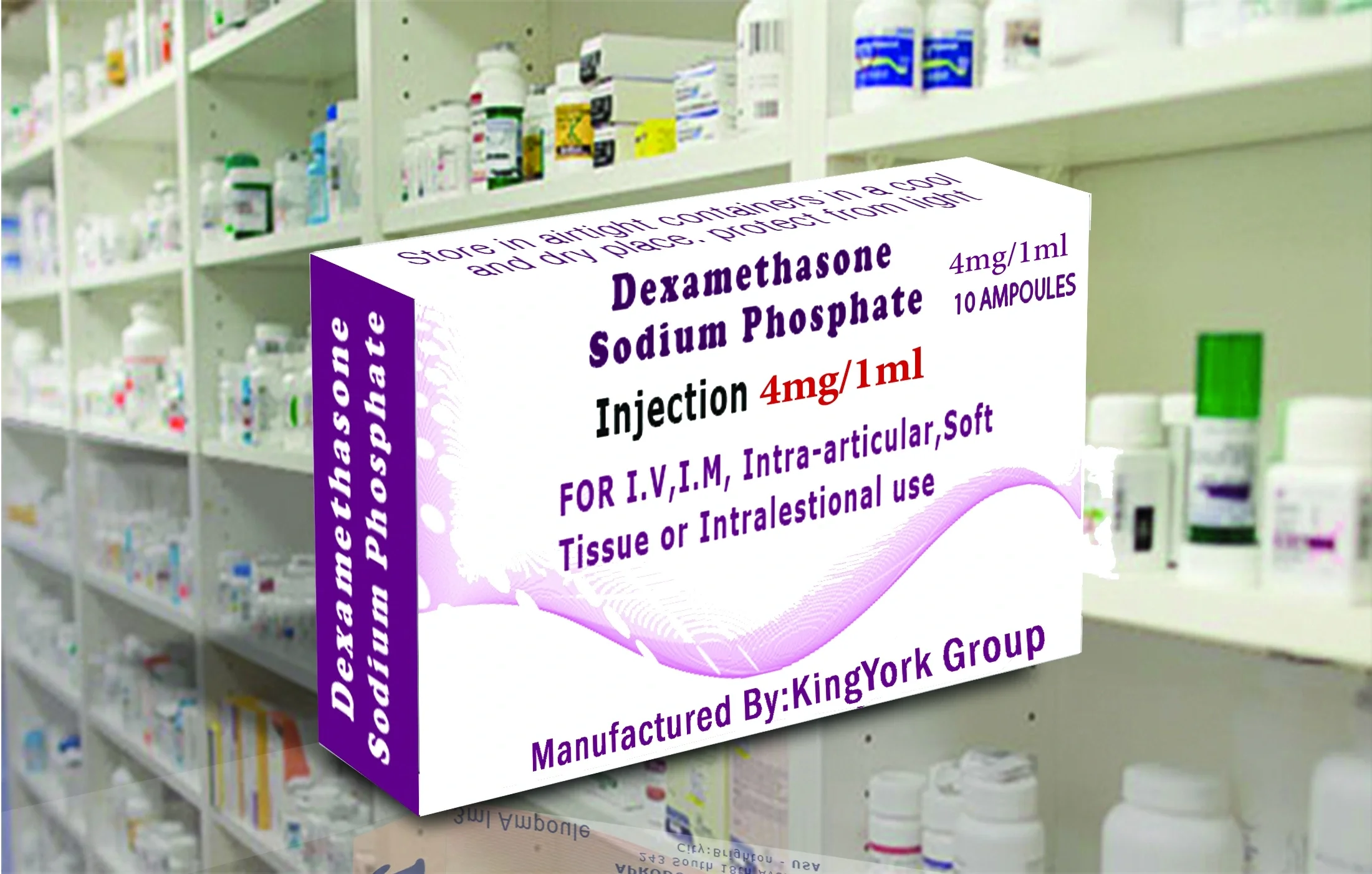 'Dexamethasone injection', 'Dexamethasone ampoules', 'Dexamethasone 4mg', 'steroid ampoules'