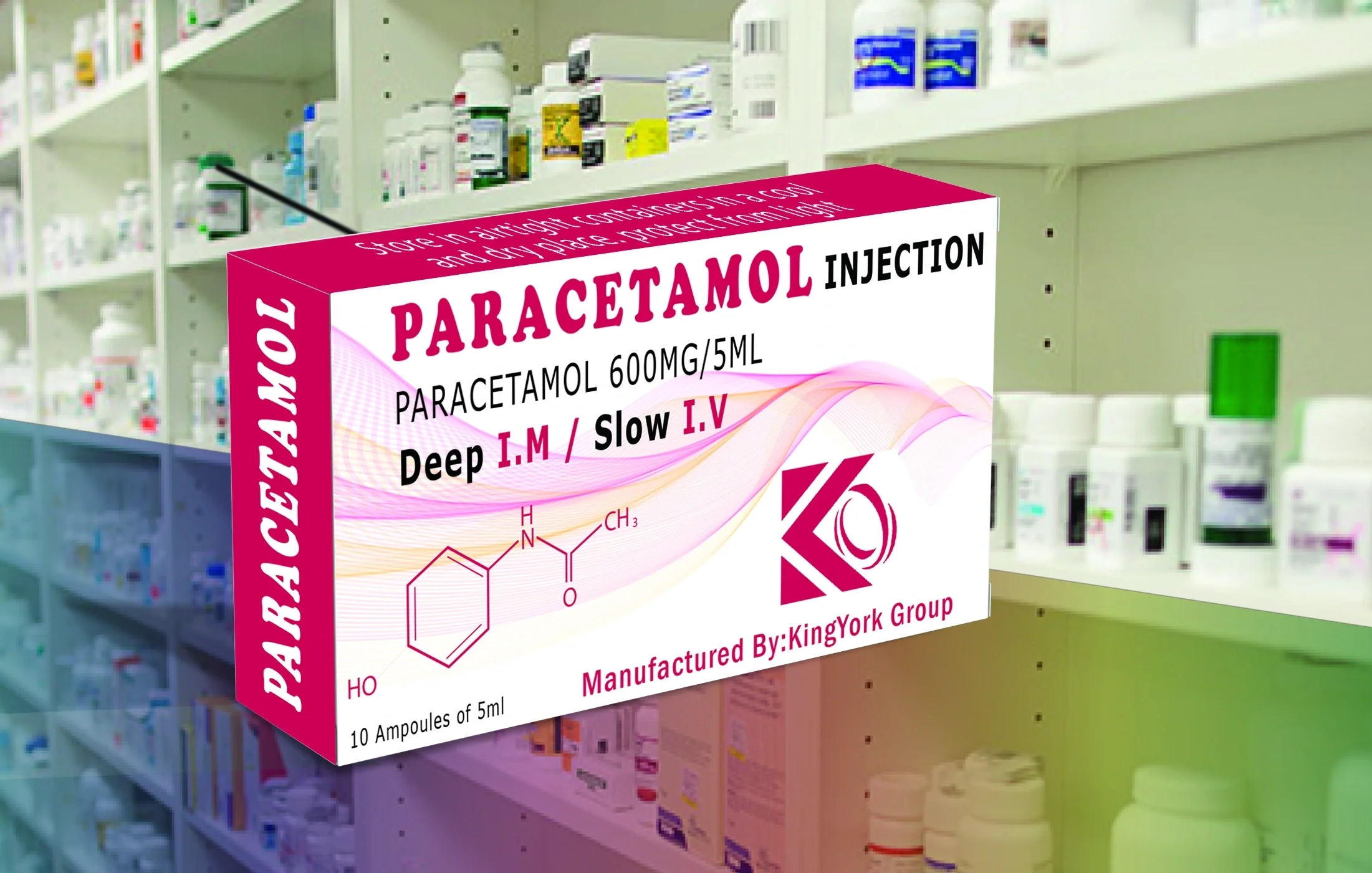 'paracetamol injections', 'analgesic ampoules', 'paracetamol 600mg injection', 'paracetamol'
